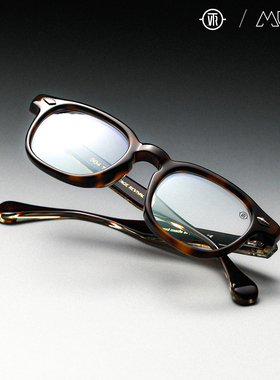 TVR 504 .925银 8mm 2026新款 日本手工眼镜框架 男女复古板材