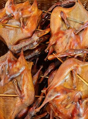 正宗万里香板鸭新鲜熏烤制风干板鸭福建三明沙县小吃零食年货送礼