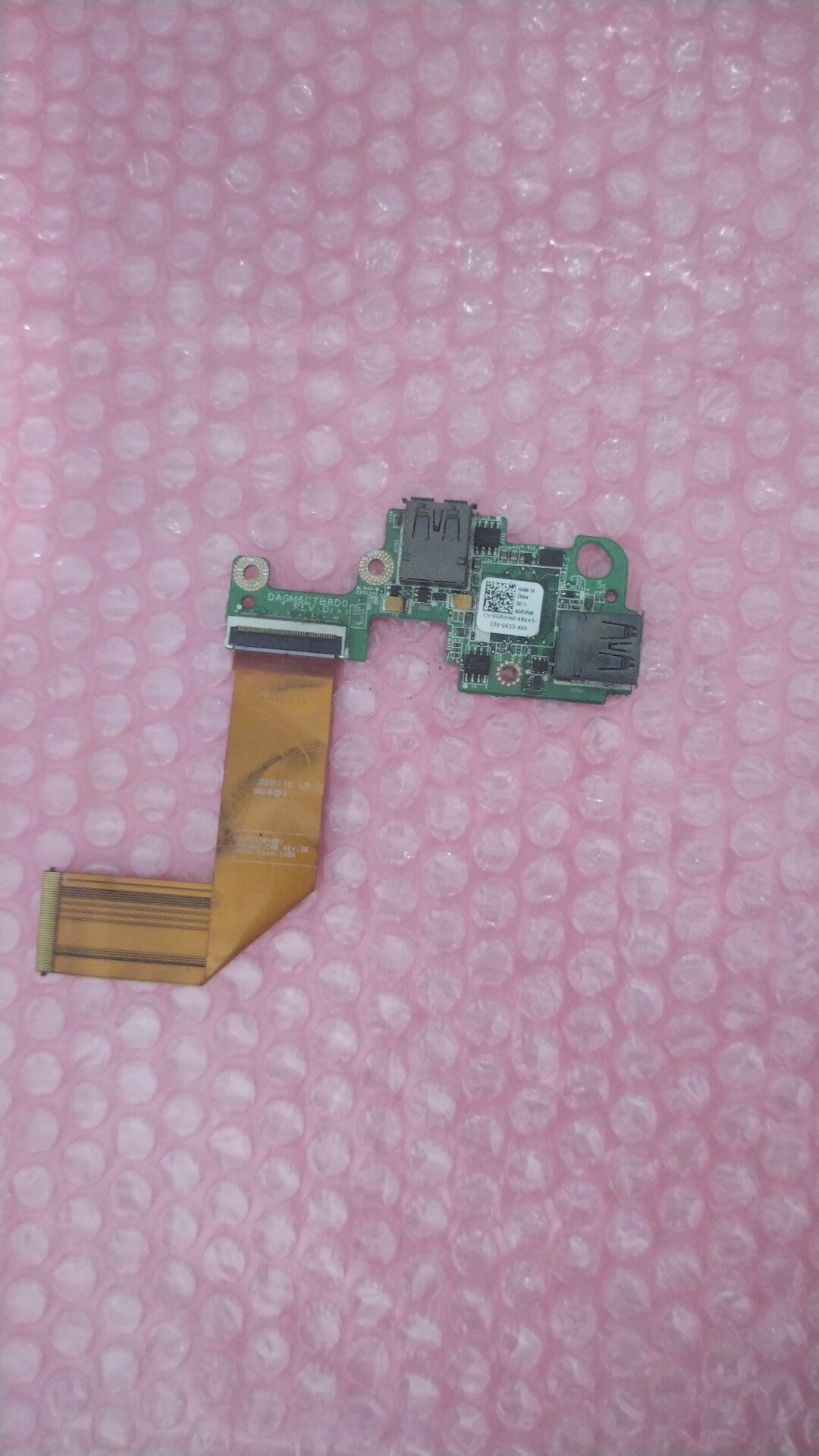 戴尔/dell xps 15 l502x 笔记本内置usb接口 usb小板 dagm6ctb8d0