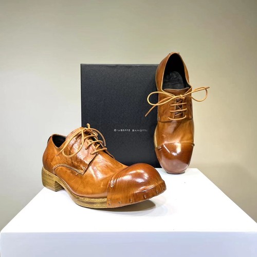 耐磨真皮底欧美风洗水做旧男皮鞋