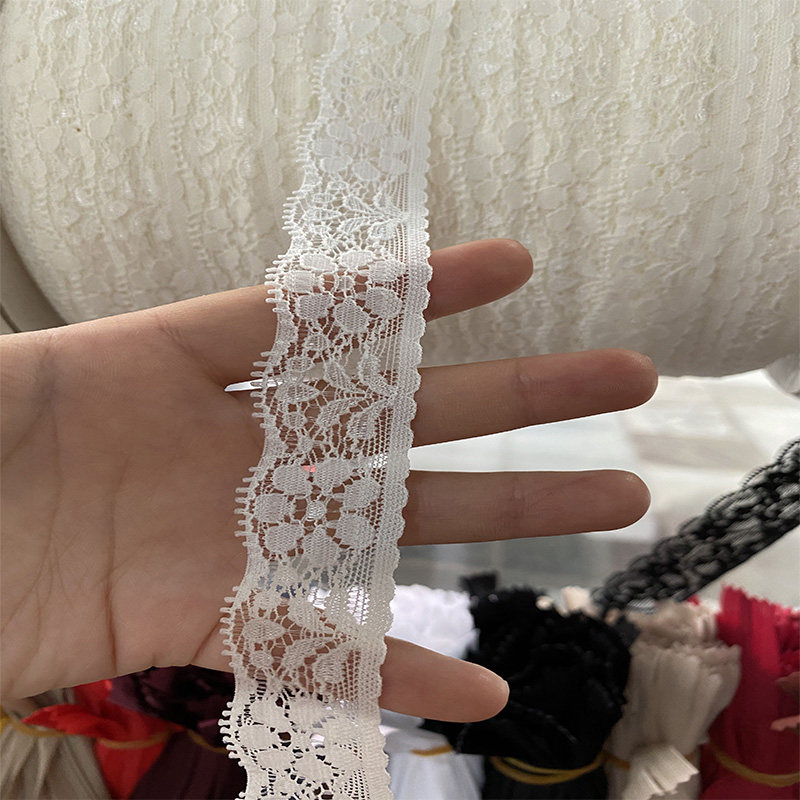 服装辅料白色蕾丝花边 镂空柔软装饰花边裙边加长装饰花边