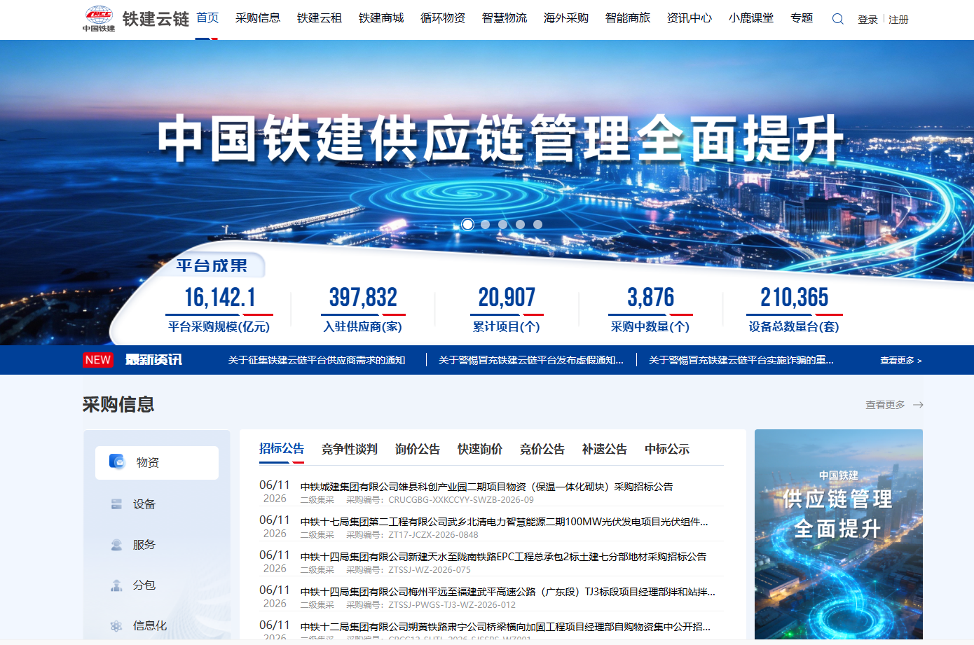 中国铁建云链平台中铁鲁班网陪围标陪跑