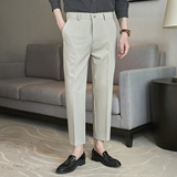 春夏小直筒西裤9分裤男青年简约休闲ZK538-P60黑色（98），男装西裤，电商A159