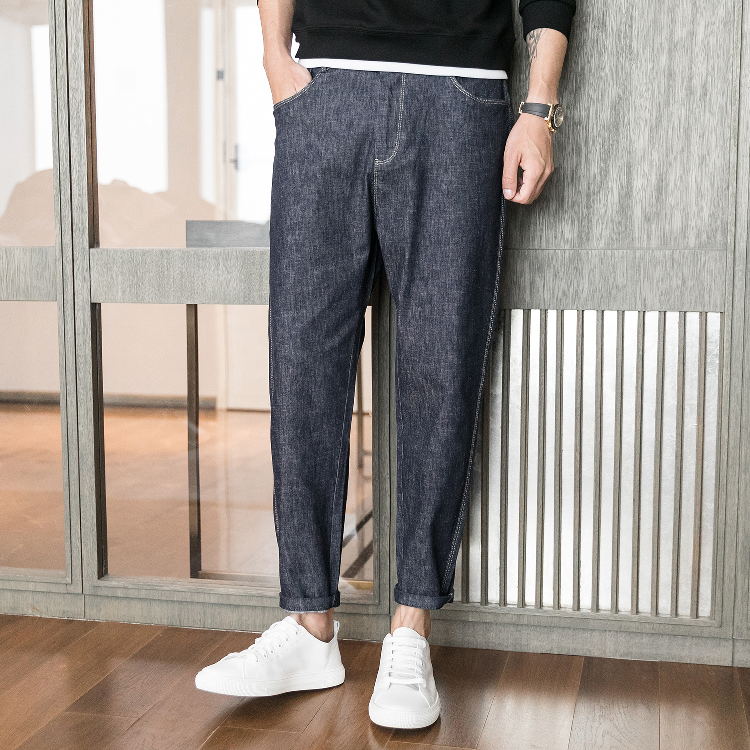 Spring and summer new Japanese style casual pants