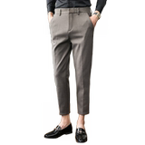 K703-P60冬款毛呢绣花9分裤磨毛休闲裤男（98），男装休闲裤，电商A159