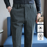 冬款羊毛毛呢西裤 磨毛修身休闲裤灰色K8092-P80北辰风(138),男装休闲裤,电商A159,电商基地 冬款羊毛毛呢西裤 磨毛修身休闲裤灰色K8092-P80北辰风(138),男装休闲裤,电商A159,电商基地