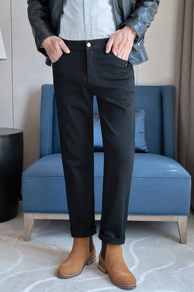 秋冬韩版纯棉长裤青年休闲裤男白色ZK9056-P62一口价（108）,男装休闲裤,电商A159