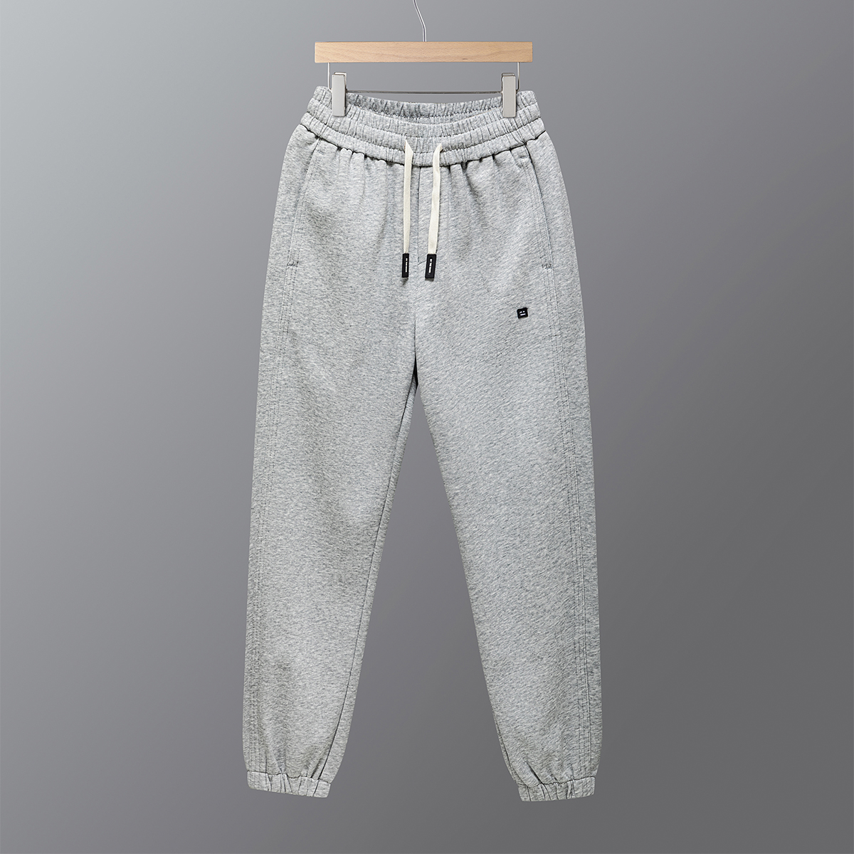 秋冬休闲运动裤松紧腰系绳休闲裤浅灰K9038-P48一口价（88），女装休闲裤，电商A159