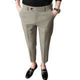 春夏韩版修身西裤9分裤男休闲裤青年潮K770-P65卡其（98），男装西裤，电商A159