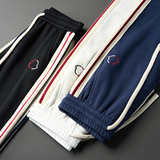 秋冬松紧腰系绳运动休闲裤折叠图黑色K9060-P58一口价（108），男装休闲裤，电商A159