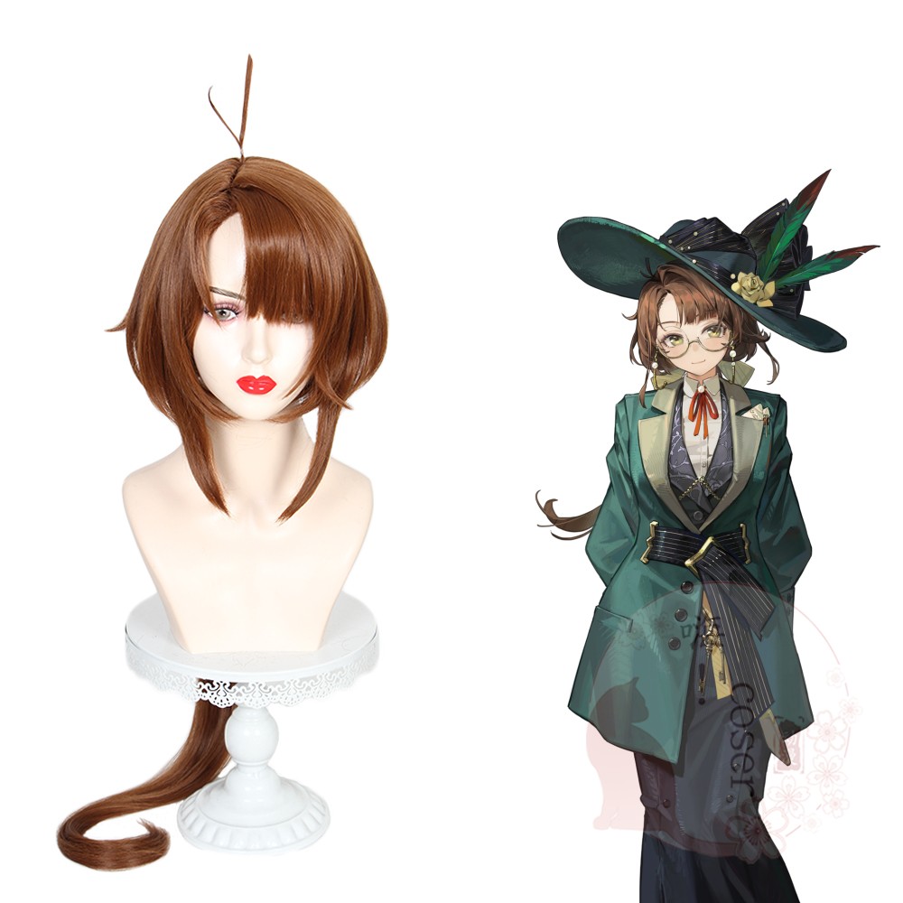 嗨coser 重返未来1999 卡卡尼亚cos假发 波波头拖尾造型款假发