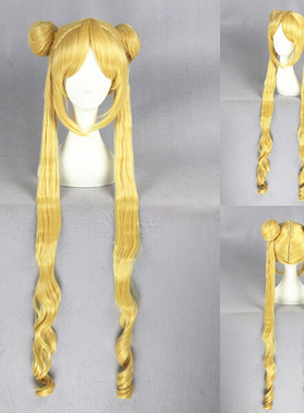 嗨coser 美少女战士 水冰月 月野兔cos假发 固定发包造型022A
