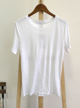 A.CEPT新品 2025夏季韩版女装纯棉舒适圆领显瘦短袖T恤1719-1