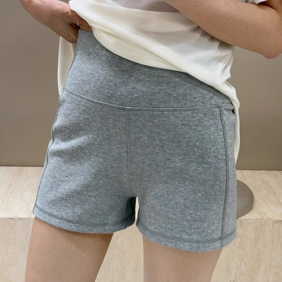 短裤薄款棉立体剪裁阔腿短裤