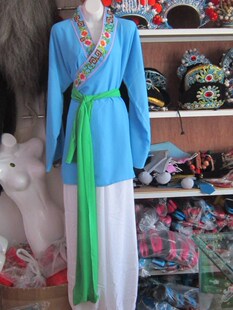 2015戏服新款 古装越剧书童衣戏服 黄梅戏天仙配董永衣七仙女戏剧