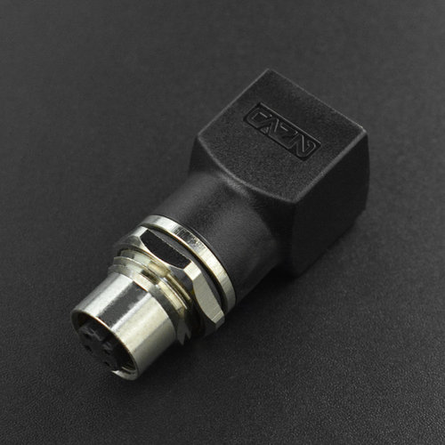 RJ45母头转M124芯公/母头适配器
