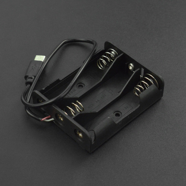 3节5号电池盒MicroUSB接头图片