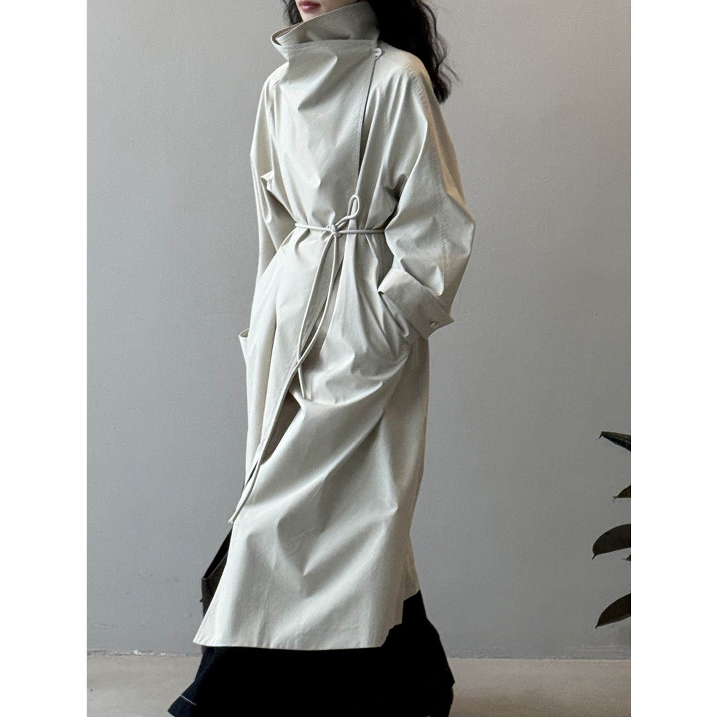 英伦风工装风风衣外套女