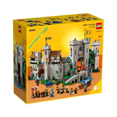 LEGO乐高 ICONS 10305 狮王雄狮骑士的城堡 益智积木礼品玩具