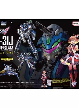 万代拼装模型HG 1/100 VF-31J 齐格弗里德疾风机 超时空F 豪华版
