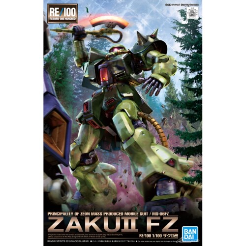 万代拼装模型 RE 1/100 扎古2 改 0080 口袋战争 高达