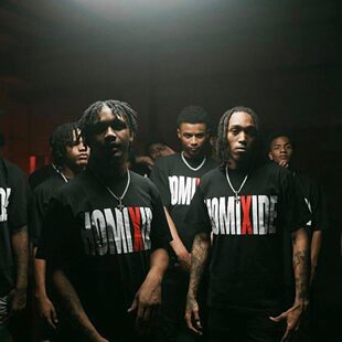 HOMIXIDE GANG HXGTEE说唱专辑美式潮流短袖T恤复古宽松纯棉TEE