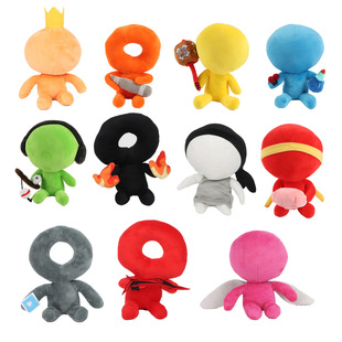 跨境火柴人受害者小紫橙王youto公仔游戏周边Alan Becker毛绒玩具