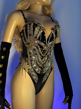 酒吧爵士舞演出服原创定制GoGO歌手DJ顺丰包邮