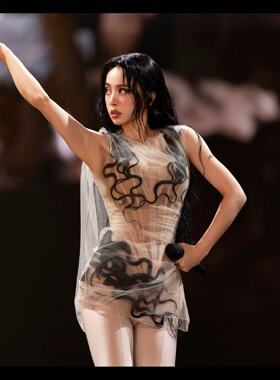 蔡依林巡演唱会假发演出服定制歌手舞蹈量身大码变装