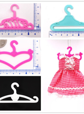 迷你衣架可儿Blythe小布唐果娃娃衣服架子儿童过家家玩具1元10个