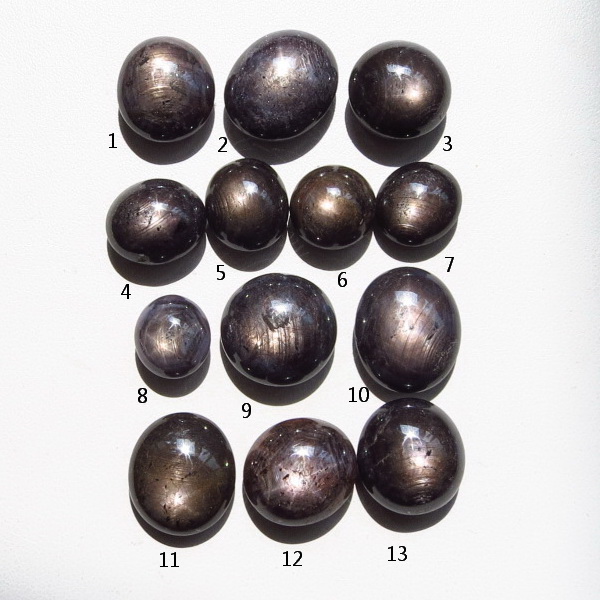 天然星光红宝石戒面吊坠价格低廉