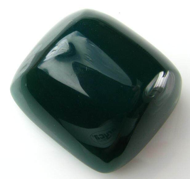 送国检证书41.52克拉绿玉髓裸石green chalcedony 彩色宝石
