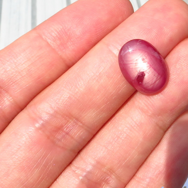 星光红宝石6射星光天然