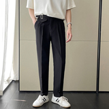 2025夏季男士英伦简约韩版修身休闲裤高级感痞帅西裤A202K1208P65，男装西裤，星座1311（原A202）
