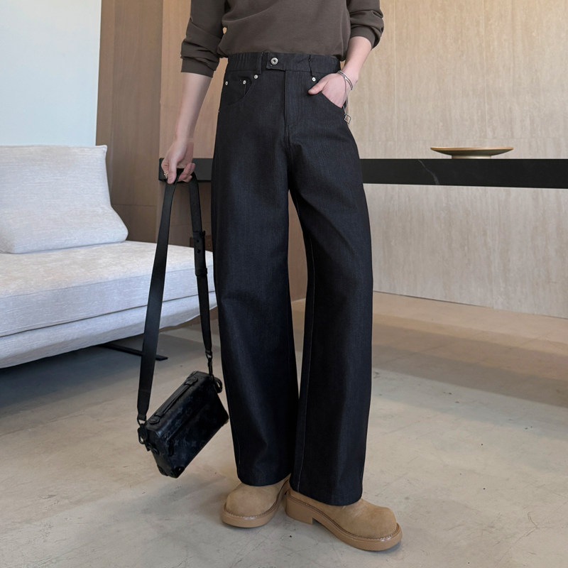 2026春夏男士轻奢简约宽松直筒牛仔裤高级感长裤潮1311NZ207P80，男装牛仔裤，星座1311（原A202）