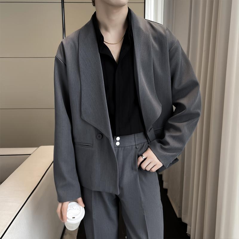春夏新款男士韩版慵懒宽松落肩小西装西服外套A202XZ809P125,男装西服套装,星座1311（原A202）