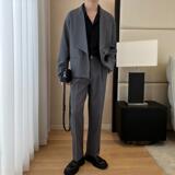2025秋冬男轻奢高端品质雅痞西装套装A202TZ809P190(XZ809+K7019，男装西服套装，星座1311（原A202）