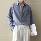 2025四季款男士垂坠感长袖衬衫通勤百搭衬衣多色A202C015P60，男装衬衫，星座1311（原A202）