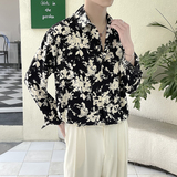2025春夏新款男高级感碎花衬衫冰丝衬衣薄款防晒衫A202CS803P60，男装防晒衣，星座1311（原A202）
