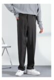 2025新款男秋冬高级感小直筒宽松休闲裤痞帅长西裤A202K1906P65，男装西裤，星座1311（原A202）