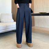 2026高级感老钱男士牛仔显瘦百搭阔腿直筒长裤1311K609P75，男装休闲裤，星座1311（原A202）