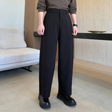 2026春夏男士简约老钱风垂感宽松直筒休闲长裤阔腿裤1311K8010P65,男装休闲裤,星座1311(原A202),四季星座 2026春夏男士简约老钱风垂感宽松直筒休闲长裤阔腿裤1311K8010P65,男装休闲裤,星座1311(原A202),四季星座