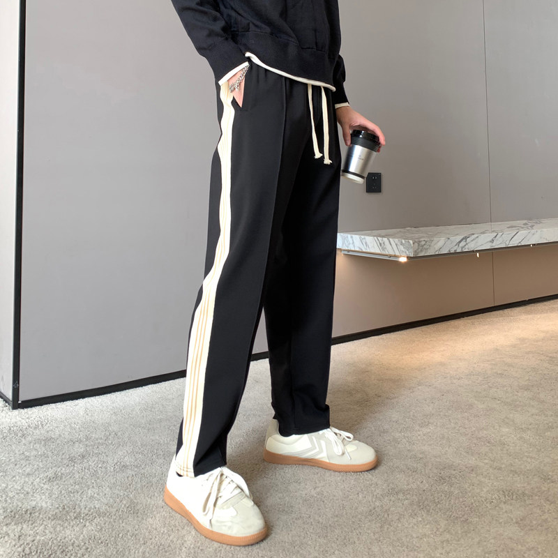 2025新款男士休闲裤男运动裤小直筒条纹休闲裤A202K512P60,女装休闲裤,星座1311（原A202）