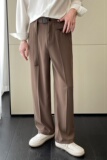 2025春夏新款男小直筒宽松轻熟风休闲长裤A202K1009P65，男装休闲裤，星座1311（原A202）