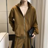 2025春高品质痞帅重磅连帽拉链外套运动宽松男卫衣A202WY319P80，女装短外套，星座1311（原A202）