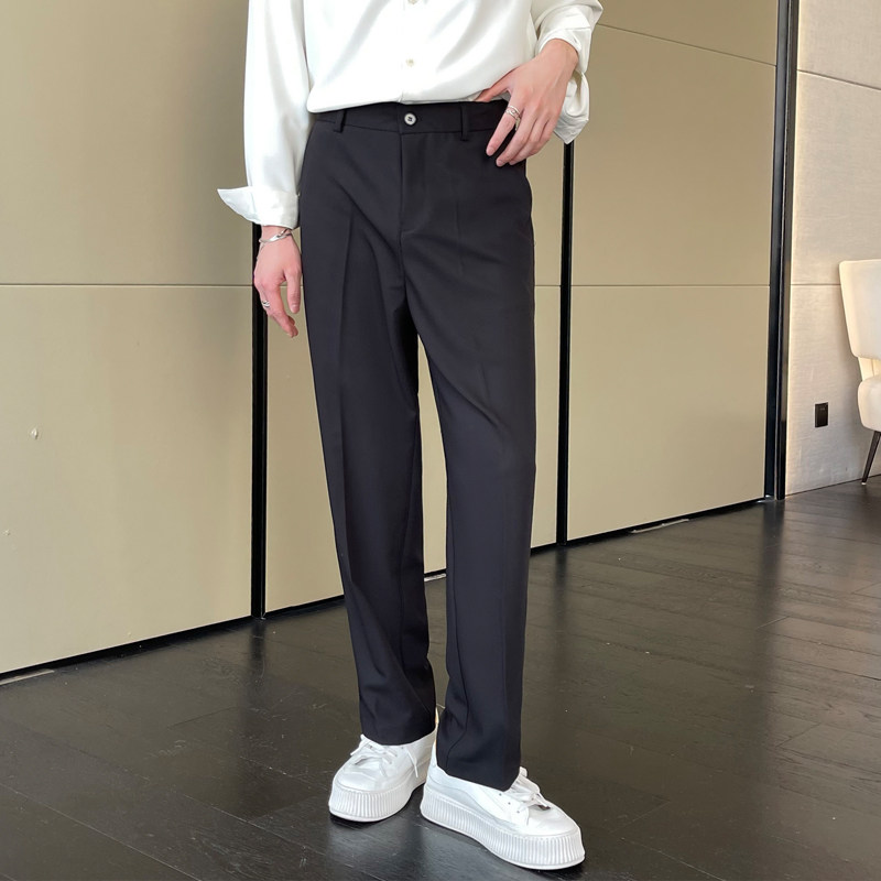 2025春夏轻熟风宽松小直筒休闲裤西裤抖音直播A202K3096P65，男装西裤，星座1311（原A202）