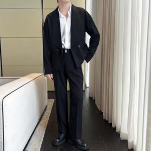 春夏男轻奢高端品质雅痞西装套装A202TZ809P190(XZ809+K7019,休闲鞋搭配毛呢女图片