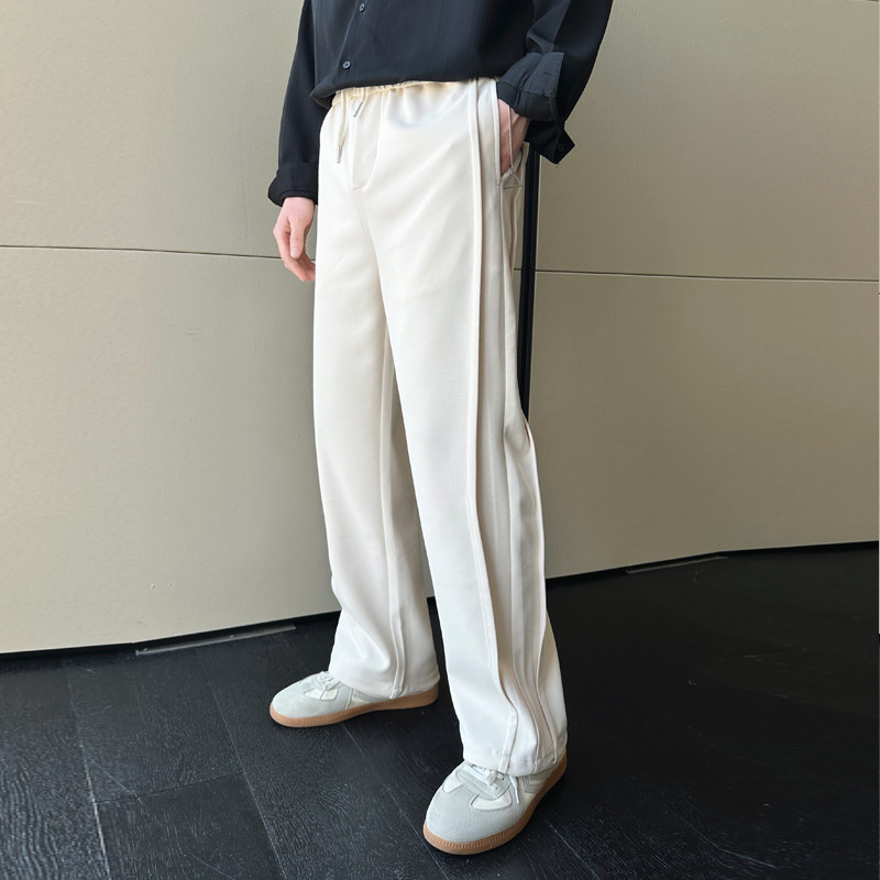 2025春夏新款男士松紧宽松直筒运动休闲裤A202K2050P65图片