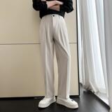 2025春夏新款男士那不勒斯百搭高级感西装裤休闲长裤A202K2510P65，男装西服套装，星座1311（原A202）