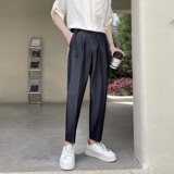 2025春夏高级丹宁牛仔九分裤轻奢百搭修身小脚休闲裤A202NZ69P65，男装休闲裤，星座1311（原A202）